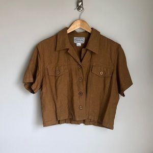 Stonebridge Petites Cropped Shirt